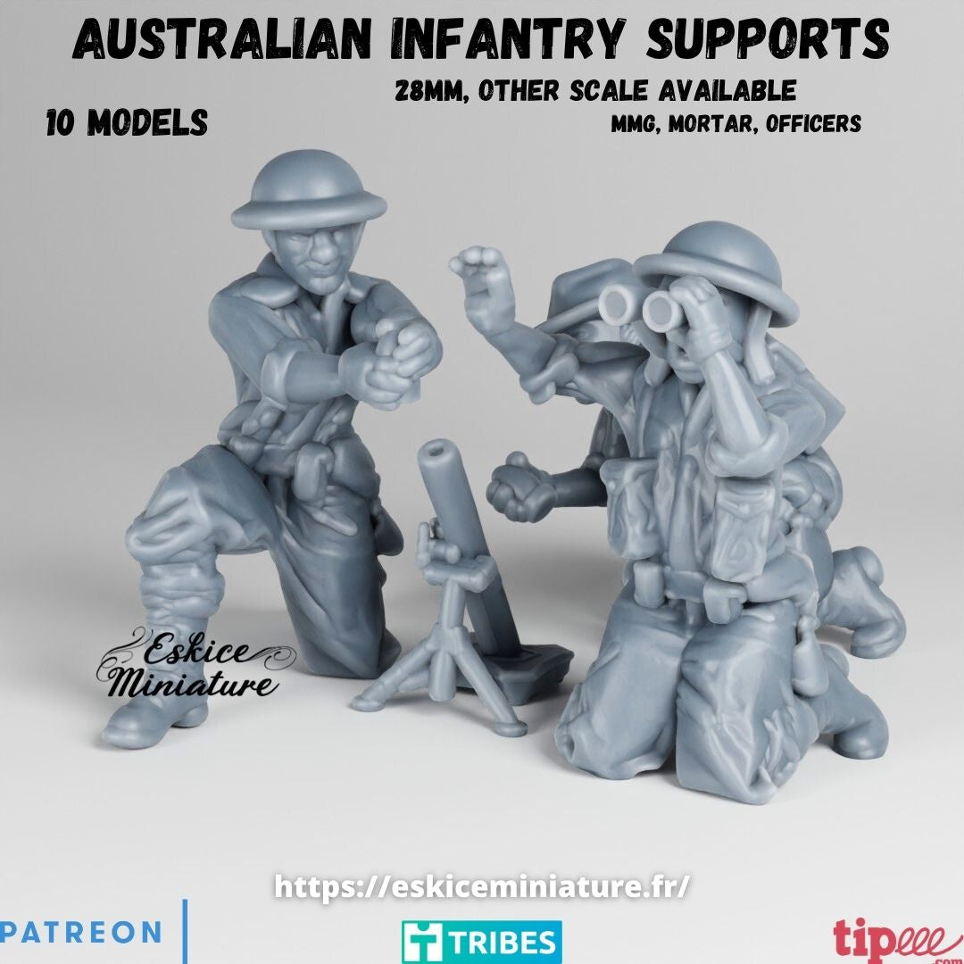 Australian Support Weapons( 9 Miniaturen )