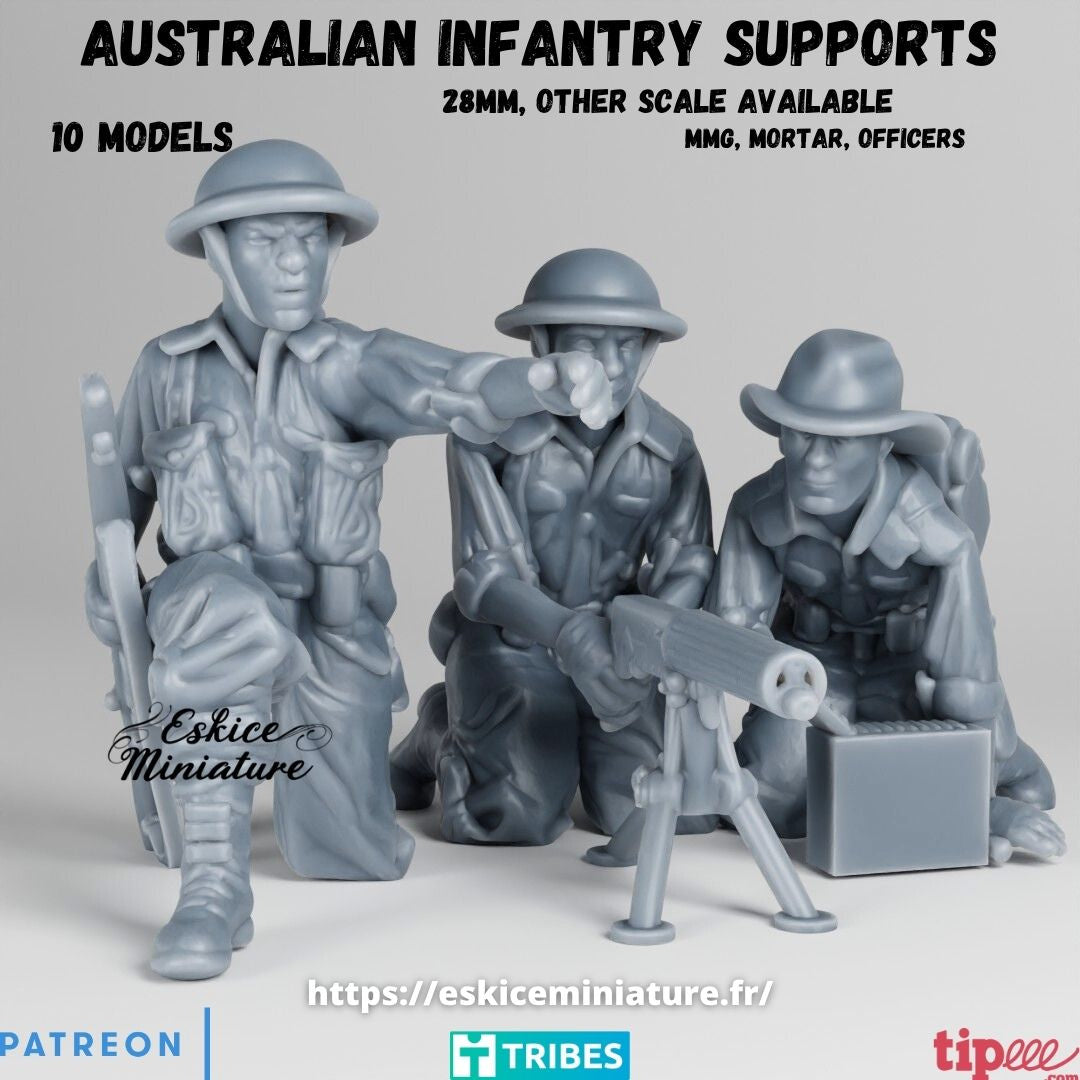 Australian Support Weapons( 9 Miniaturen )