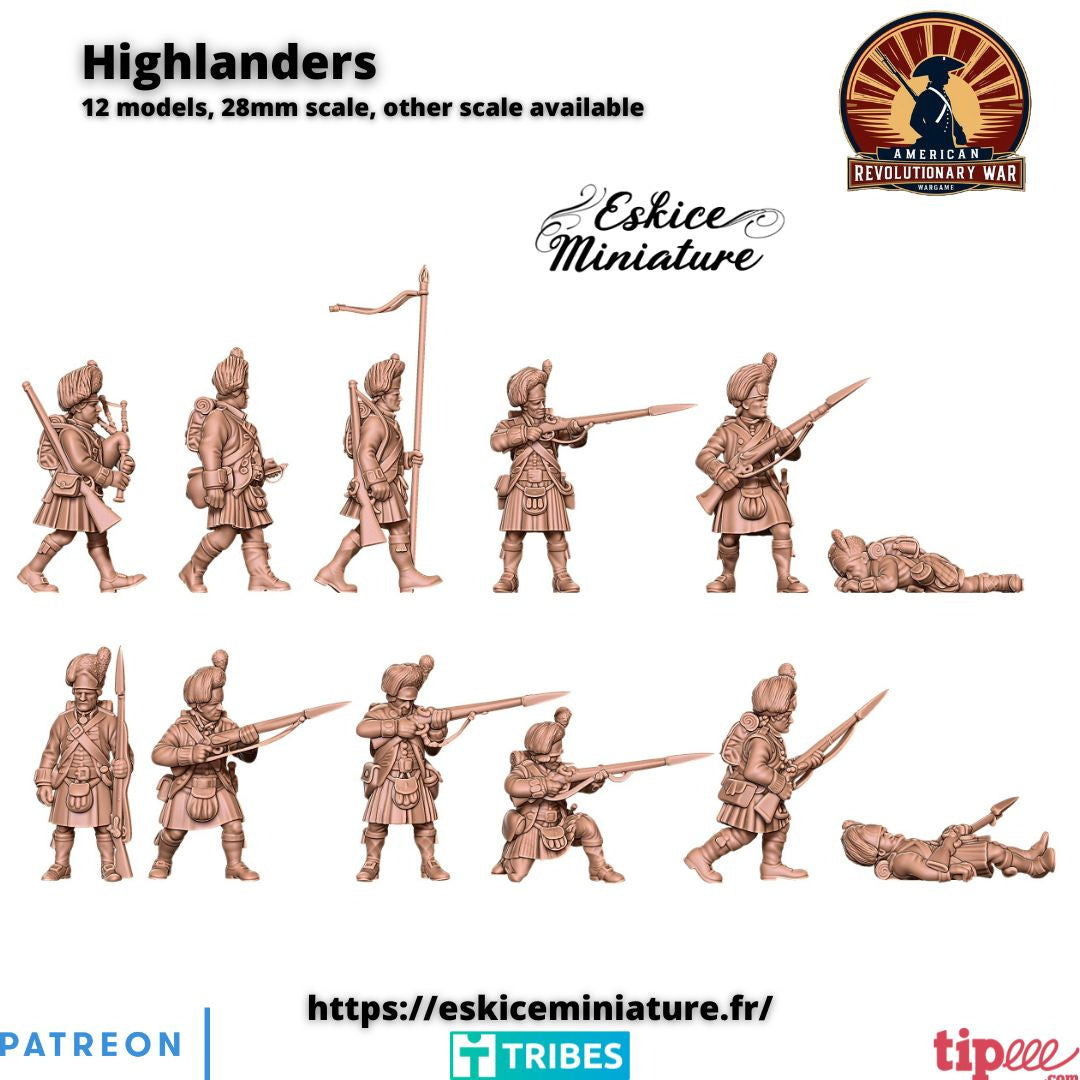 Highlanders ( 12 Miniaturen )