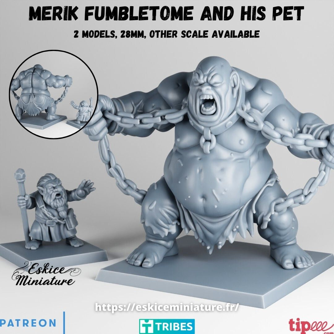 Merik Fumbletome and Morgash ( 2 Miniaturen )
