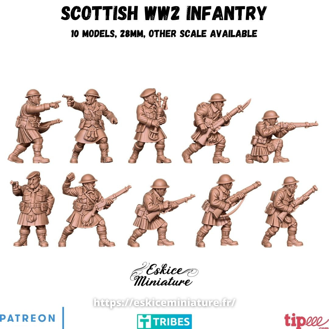 Scottish Infantry ( 10 Miniaturen )