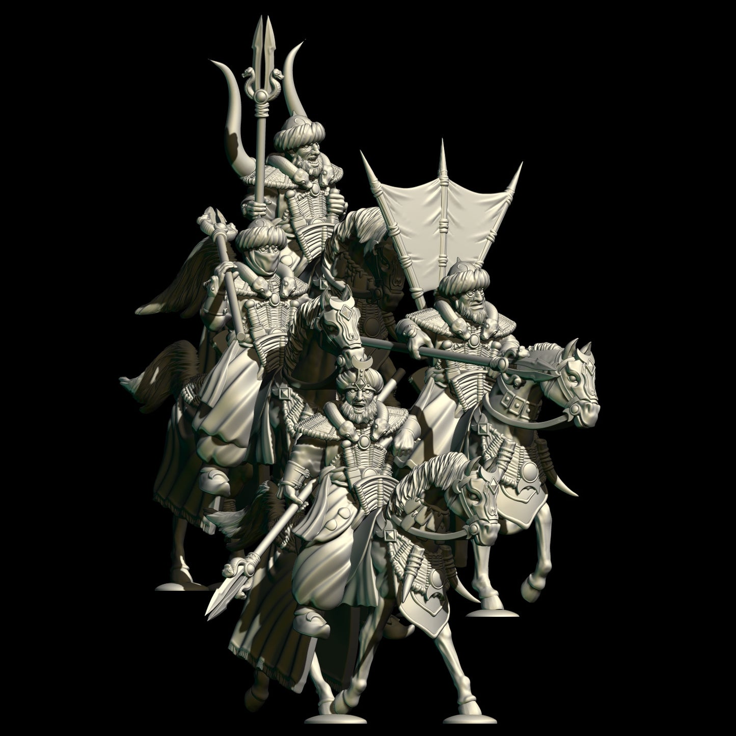 Serpent Clan Riders ( 4 Miniaturen )