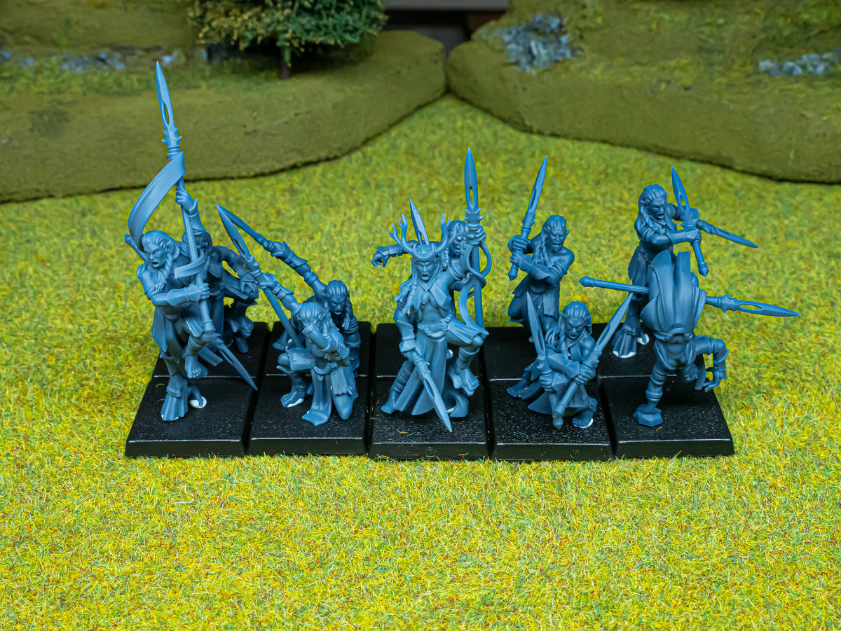 Feral Elf Bladesingers Core Units (7 Miniaturen)