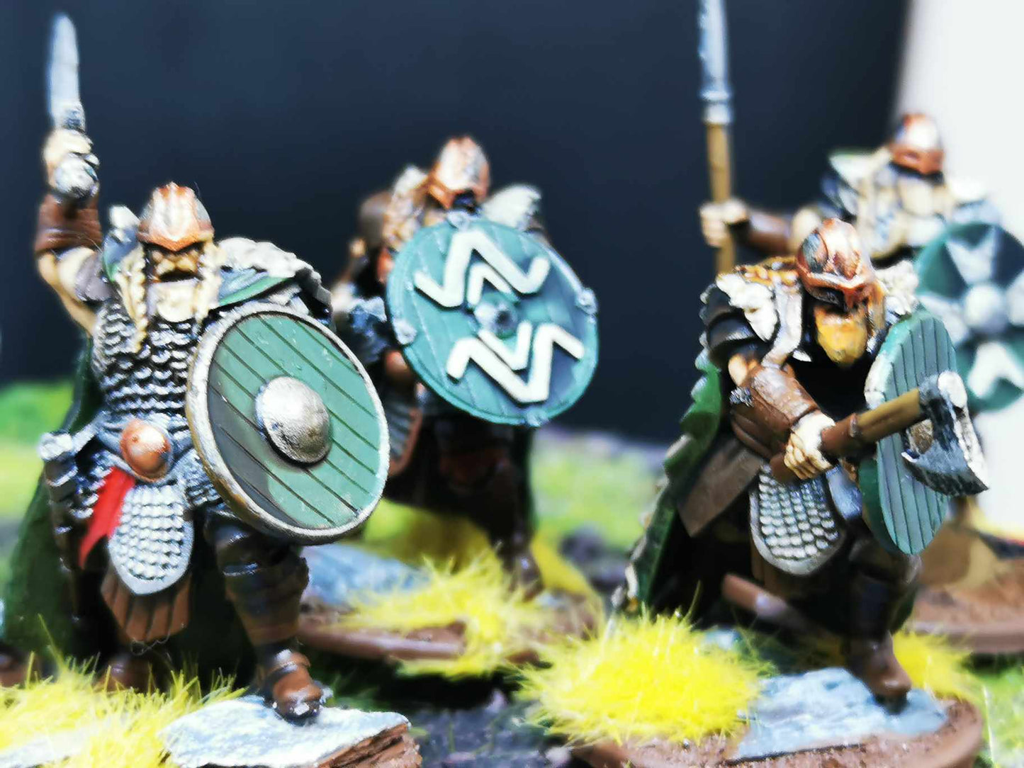 Sächsische Krieger ( 10 Miniaturen )