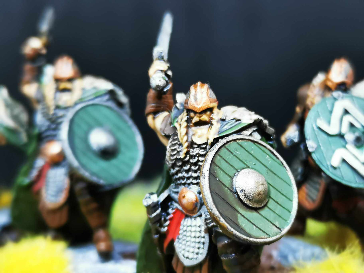 Sächsische Krieger ( 10 Miniaturen )