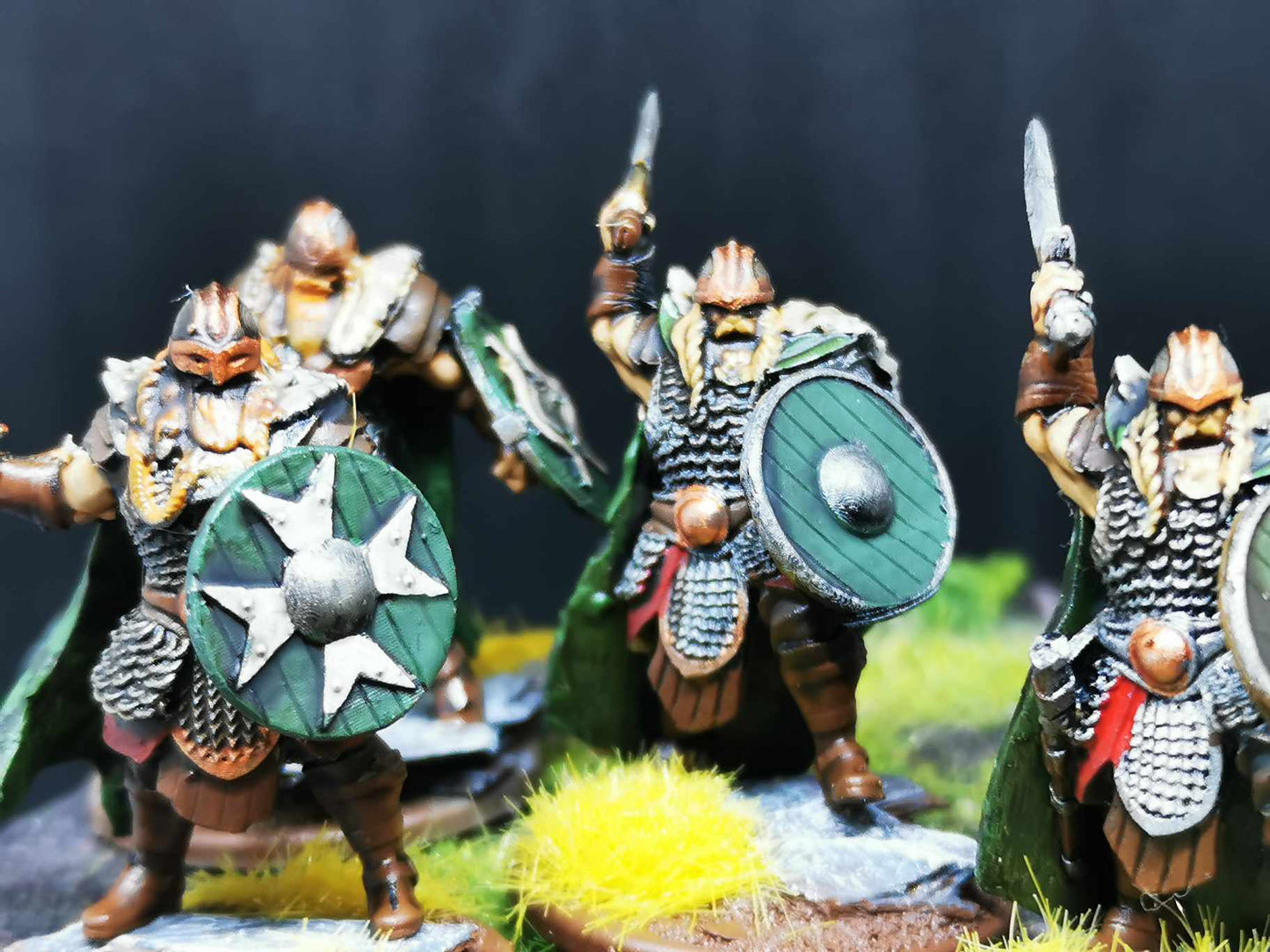 Sächsische Krieger ( 10 Miniaturen )