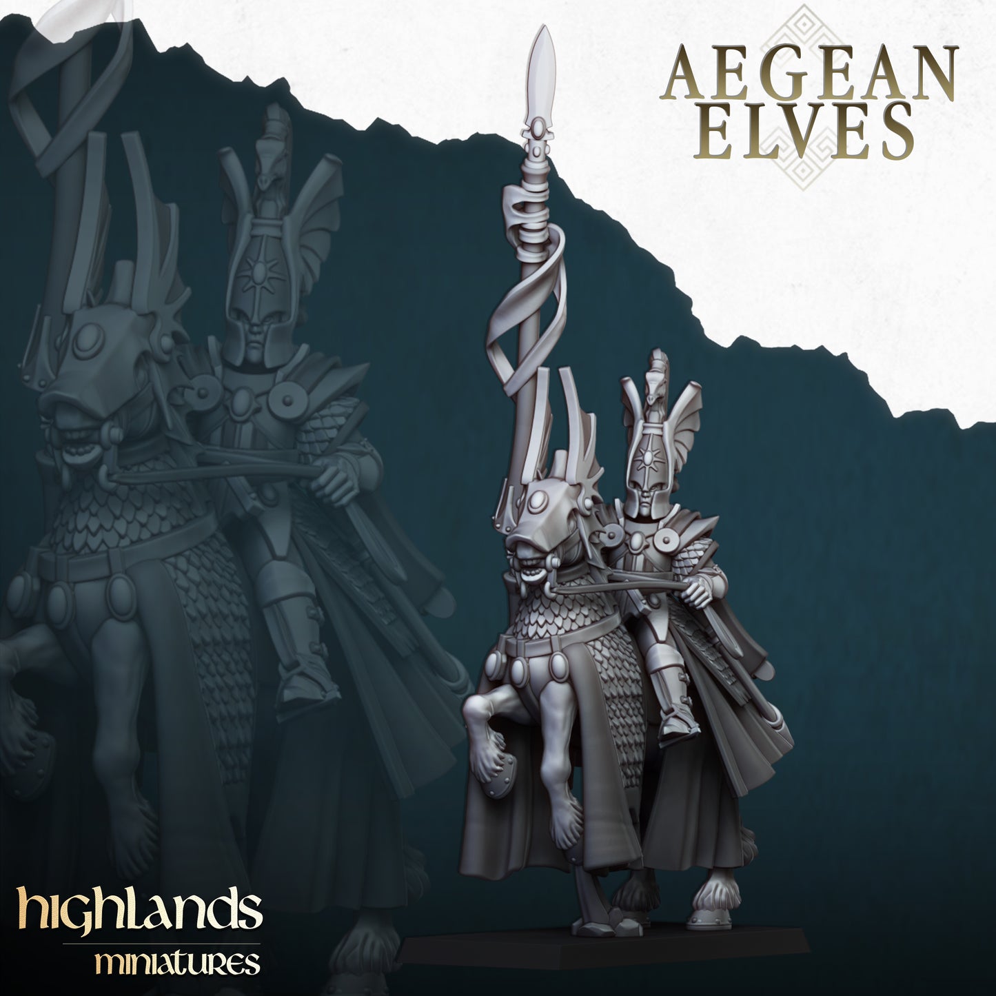 Aegean Elf Mounted Lord ( 2 Versionen )