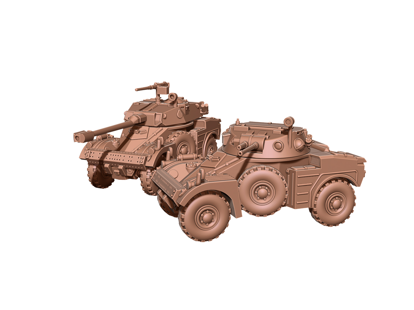 AML 60 armored vehicle mit 2 Türmen