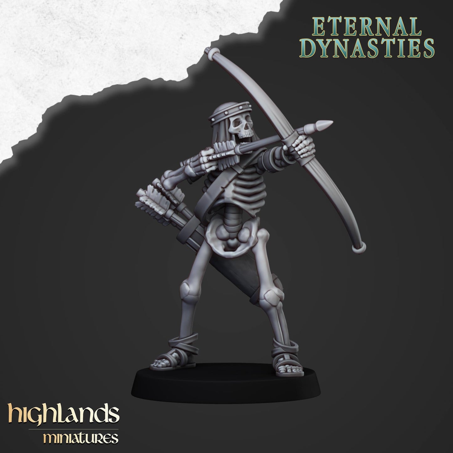 Ancient Skeletal Warriors with Bows 10 Miniaturen