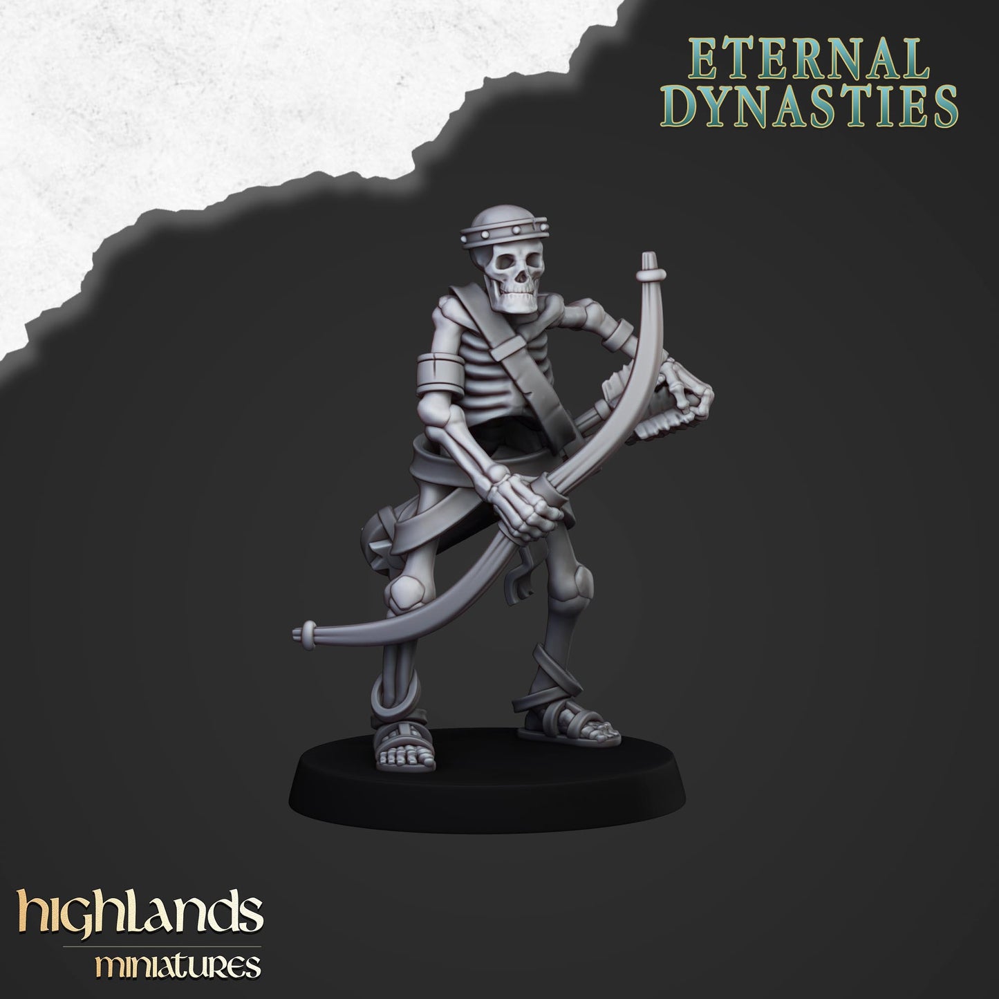 Ancient Skeletal Warriors with Bows 10 Miniaturen