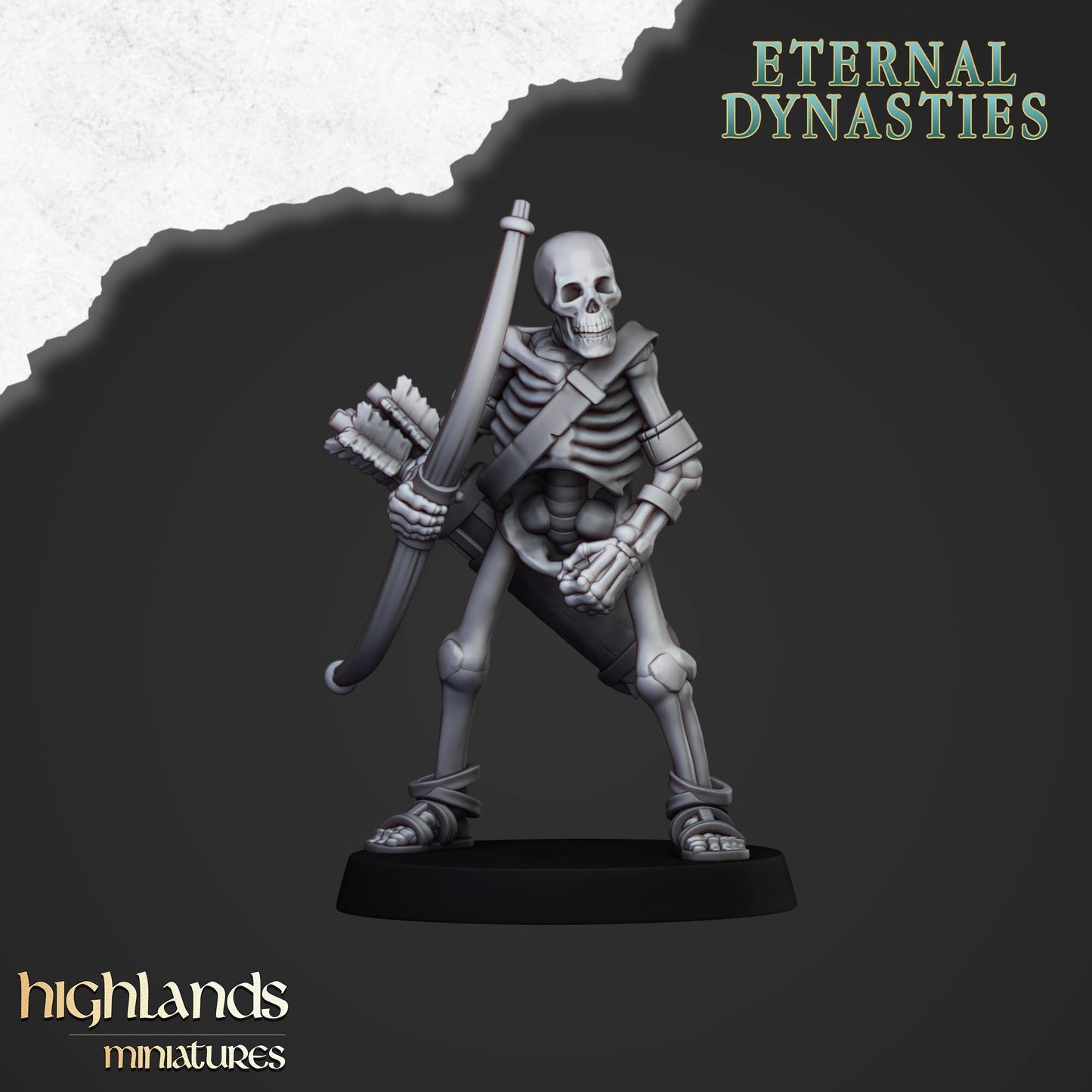 Ancient Skeletal Warriors with Bows 10 Miniaturen