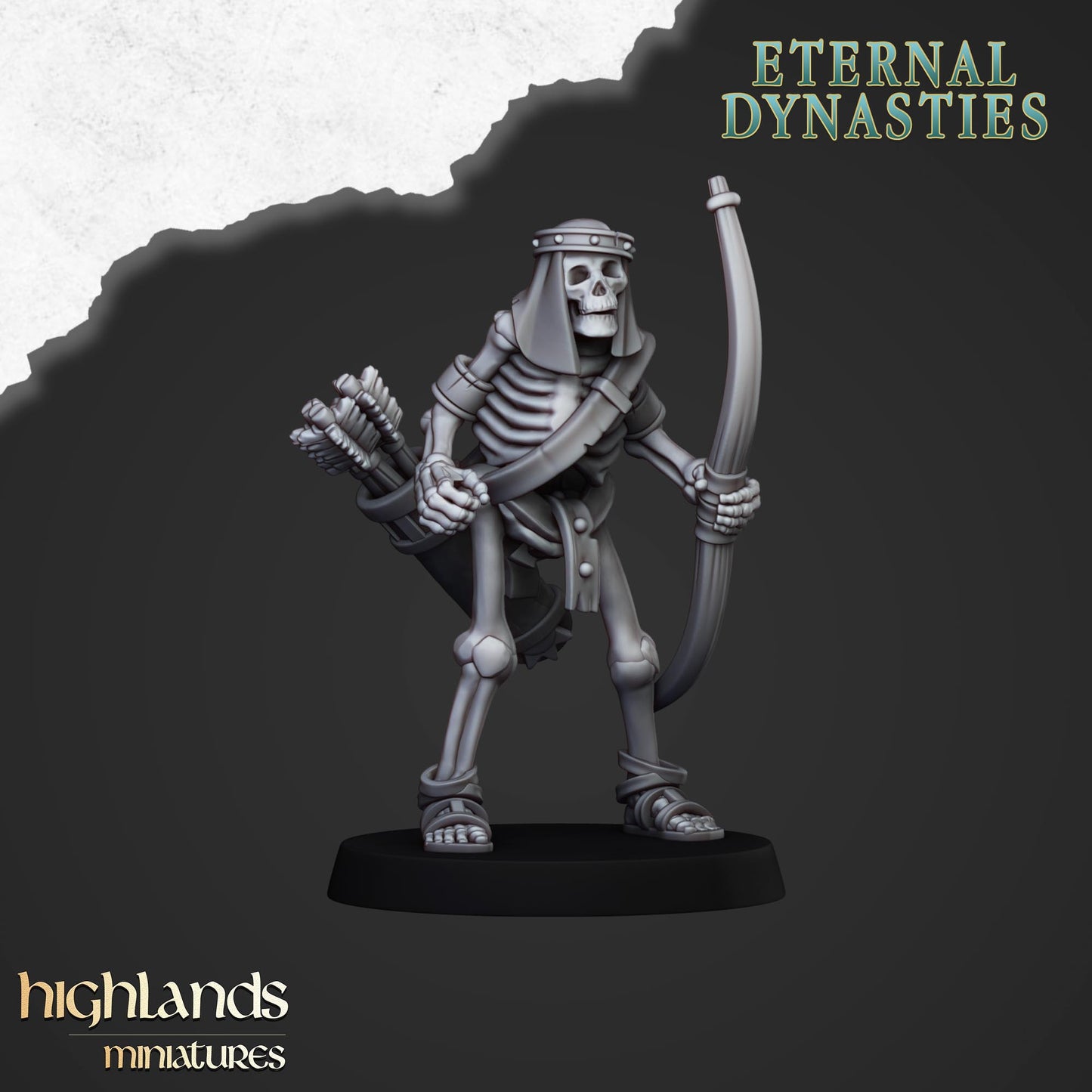 Ancient Skeletal Warriors with Bows 10 Miniaturen