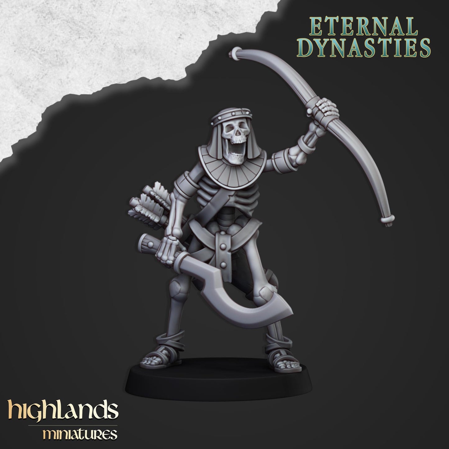 Ancient Skeletal Warriors with Bows 10 Miniaturen