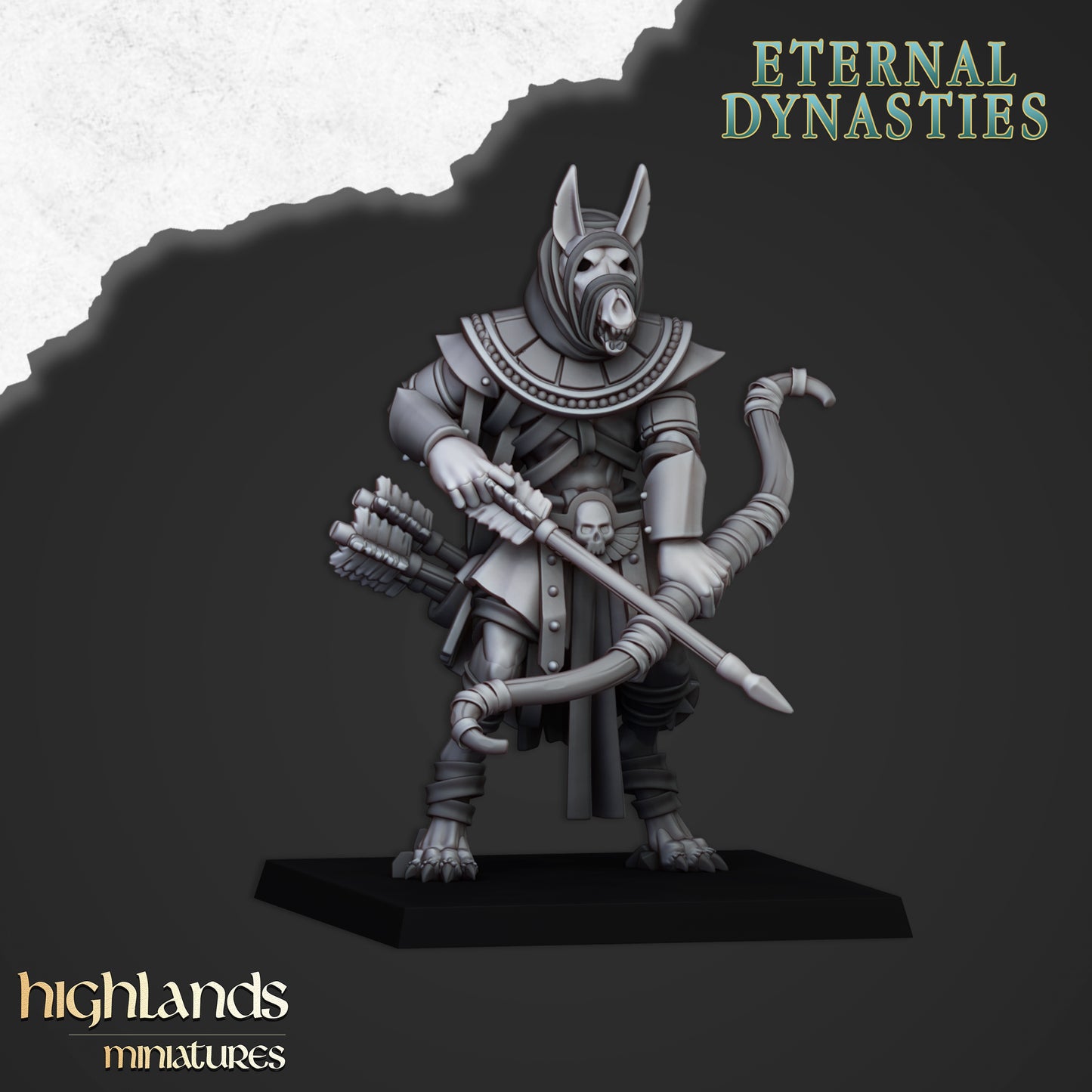Anubis Guard Hand Bows ( 3 Miniaturen )