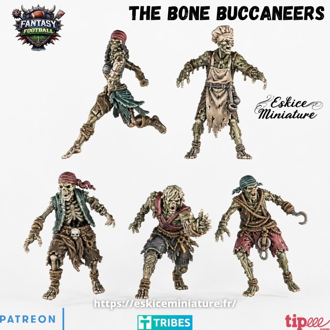 The Bone Buccaneers ( 12 Miniaturen )