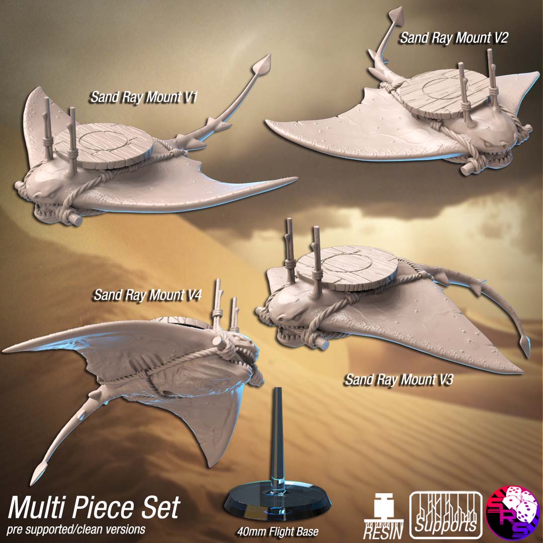 Sand Ray Mounts ( 1 - 4 Miniaturen )