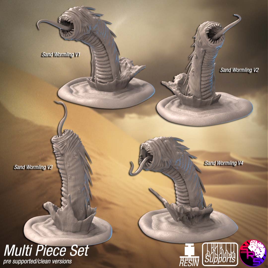 Sand Wormling ( 1 - 4 Miniaturen )