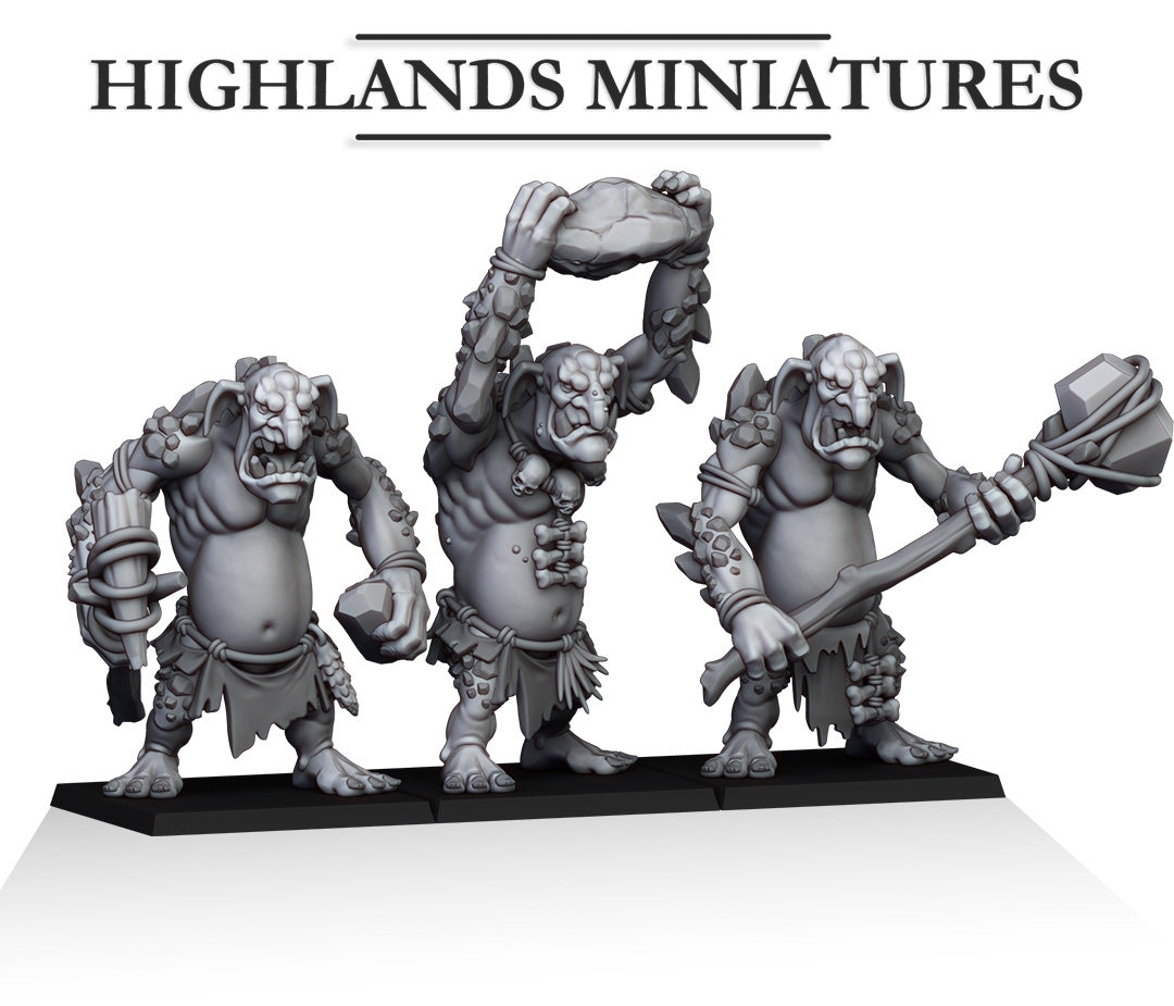 Cave Trolls( 3 Miniaturen )