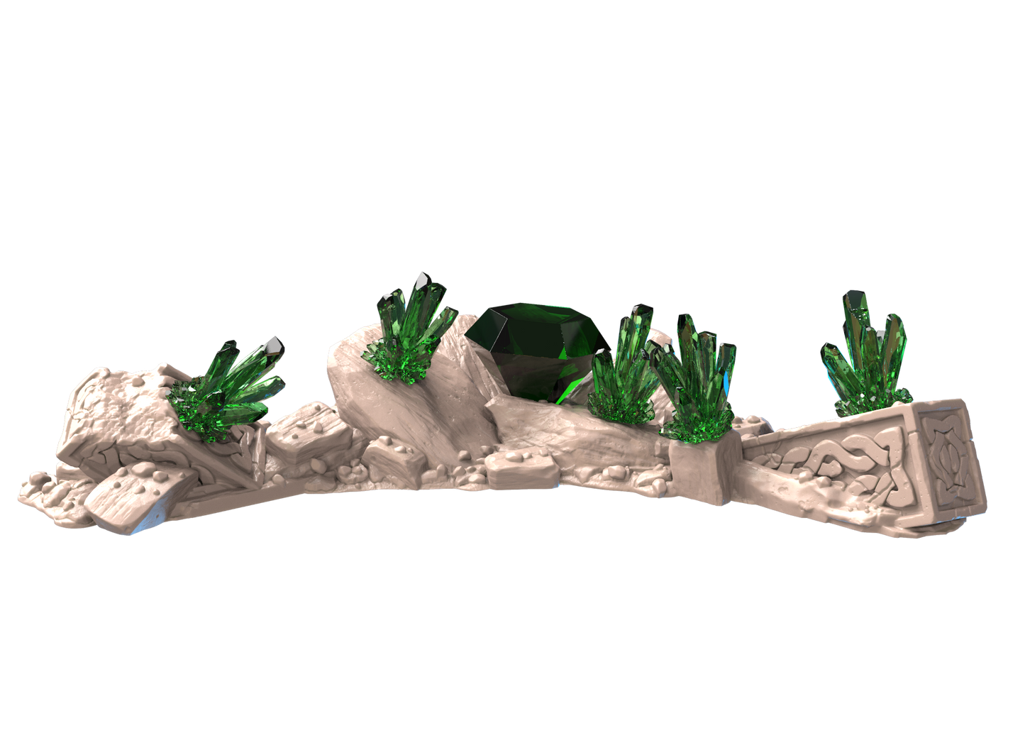 Dwarven Mine Emerald Garden