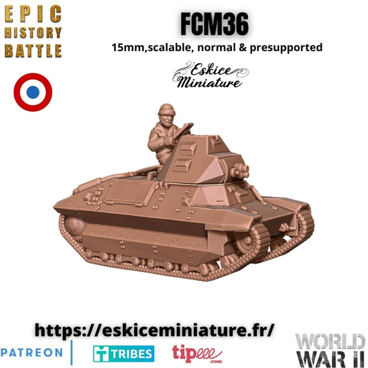 FCM36 tank