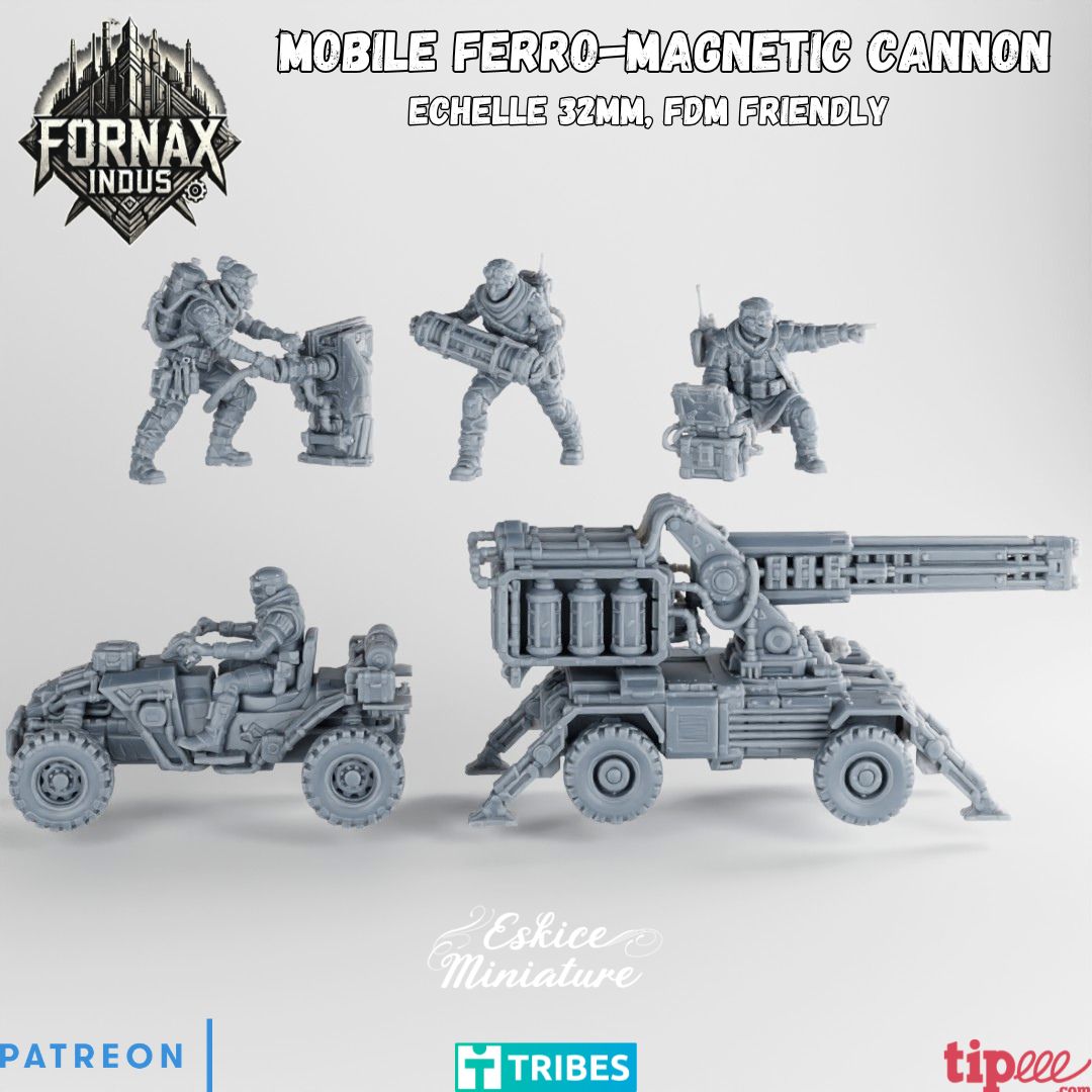 Mobile Ferro-Magnetic Cannon Fornax indus