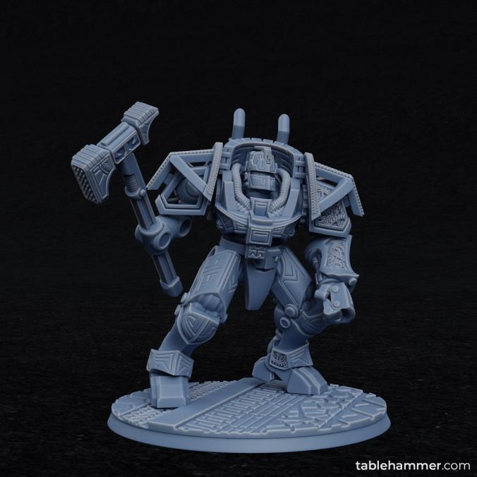 Space Dwarf Golem Mech ( 2 Miniaturen )