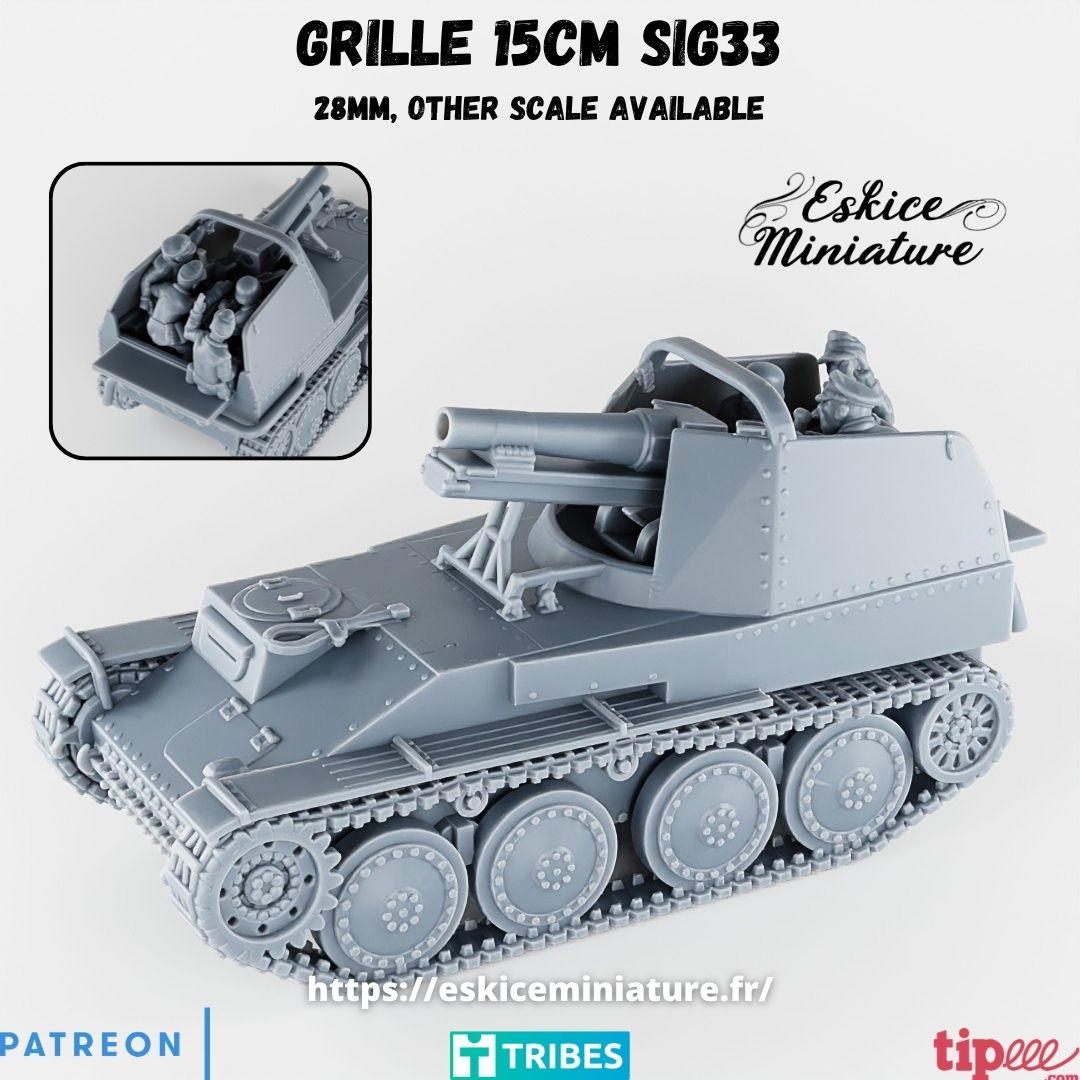 Grille 15cm sIG33 self-propelled gun