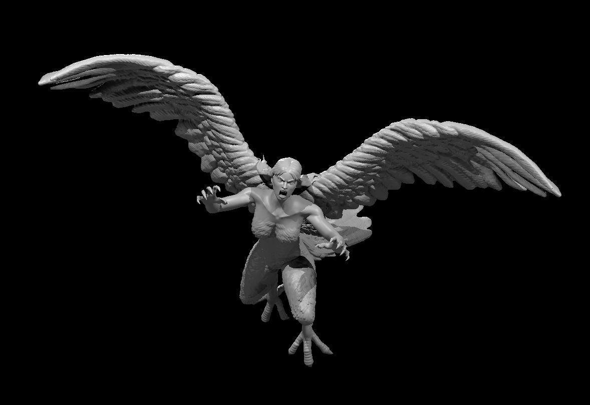 Harpy Attacking