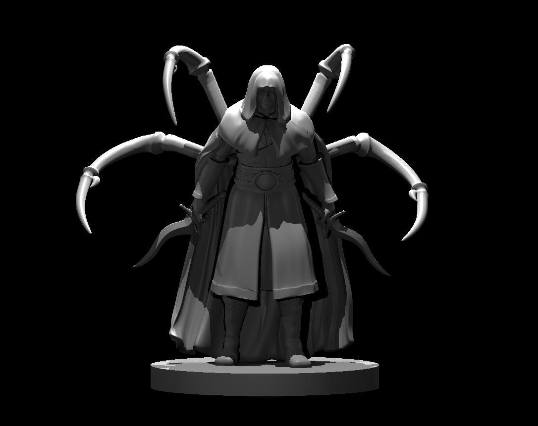 Human Male Rogue with Spider Arms