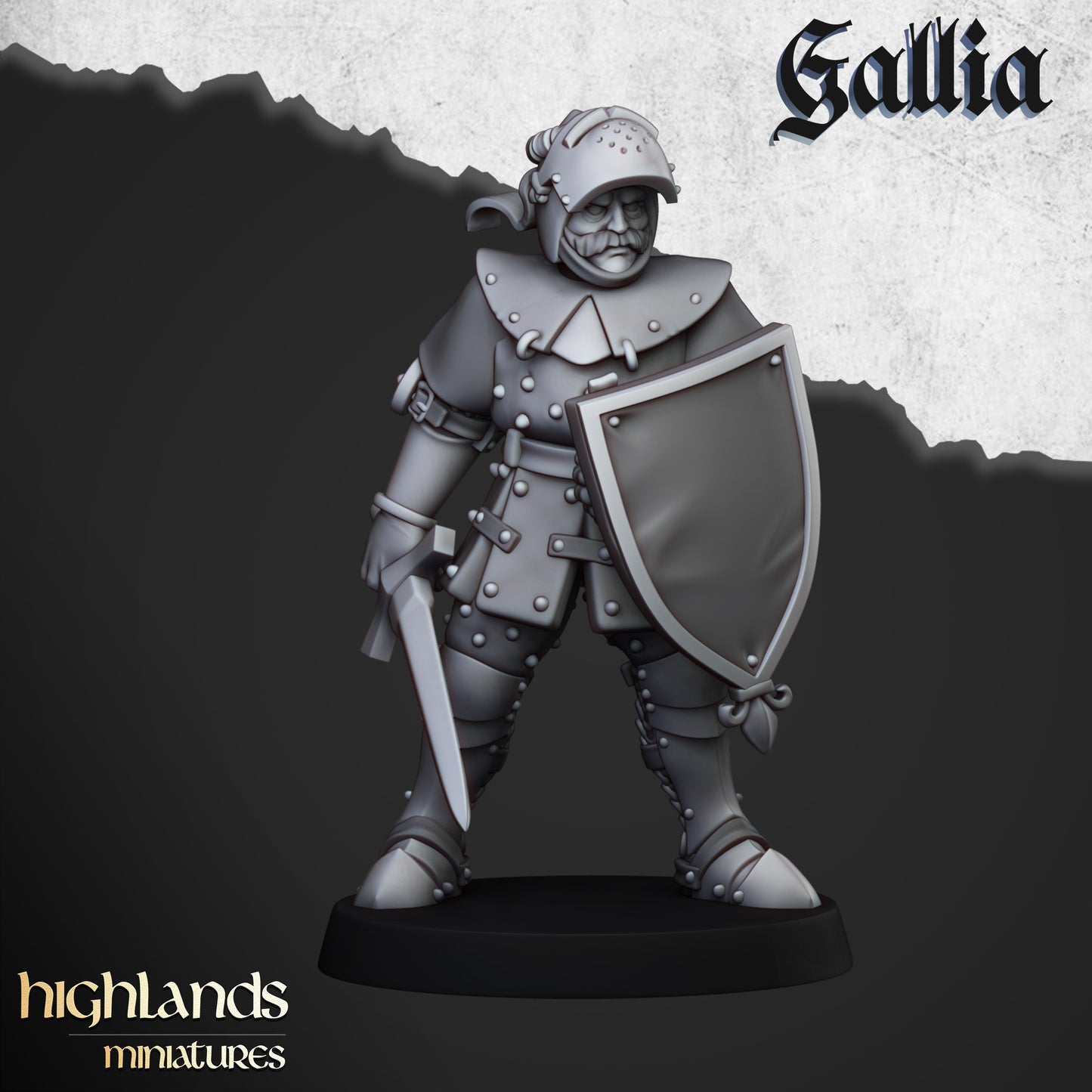 Knights of Gallia zu Fuß ( 11 Miniaturen )