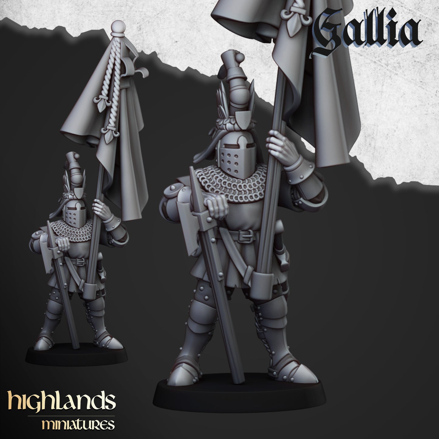 Knights of Gallia zu Fuß ( 11 Miniaturen )