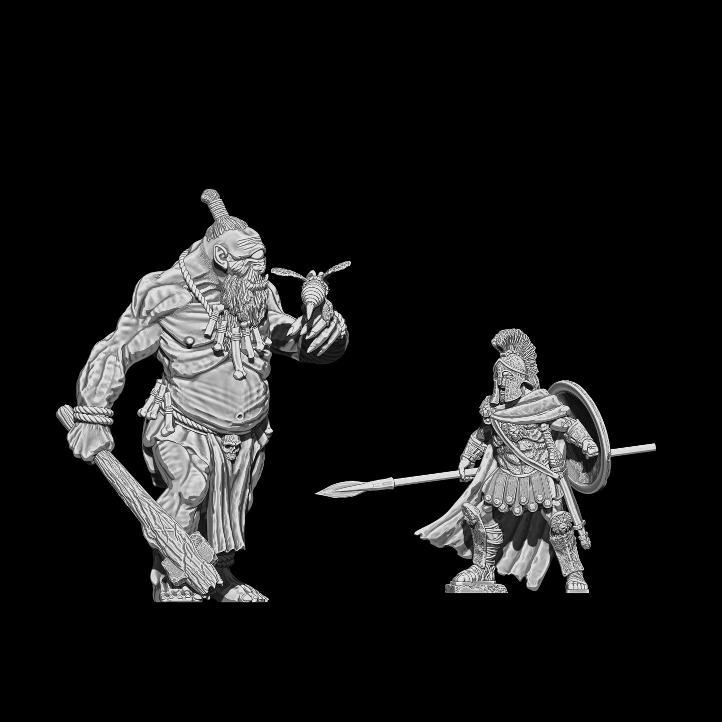 Lion of Sparta and Cyclops ( 2 Miniaturen )