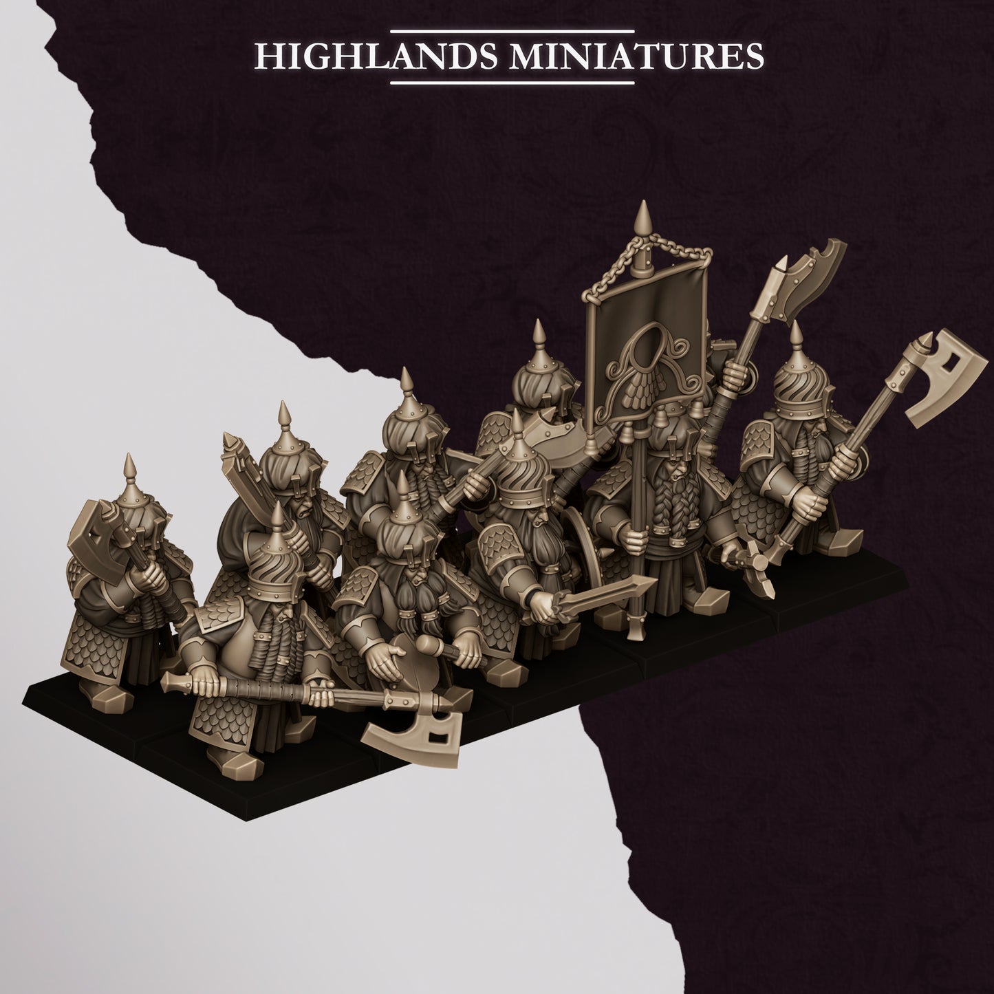 Sons of Marduk Warriors with great weapons ( 10 Miniaturen )