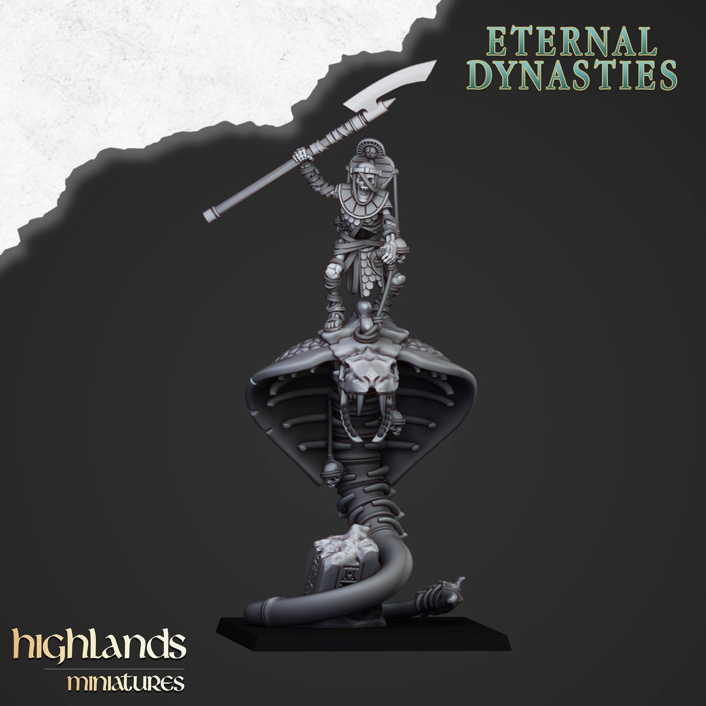 Ancient Guard on Great Snakes Core Units ( 3 Miniaturen )