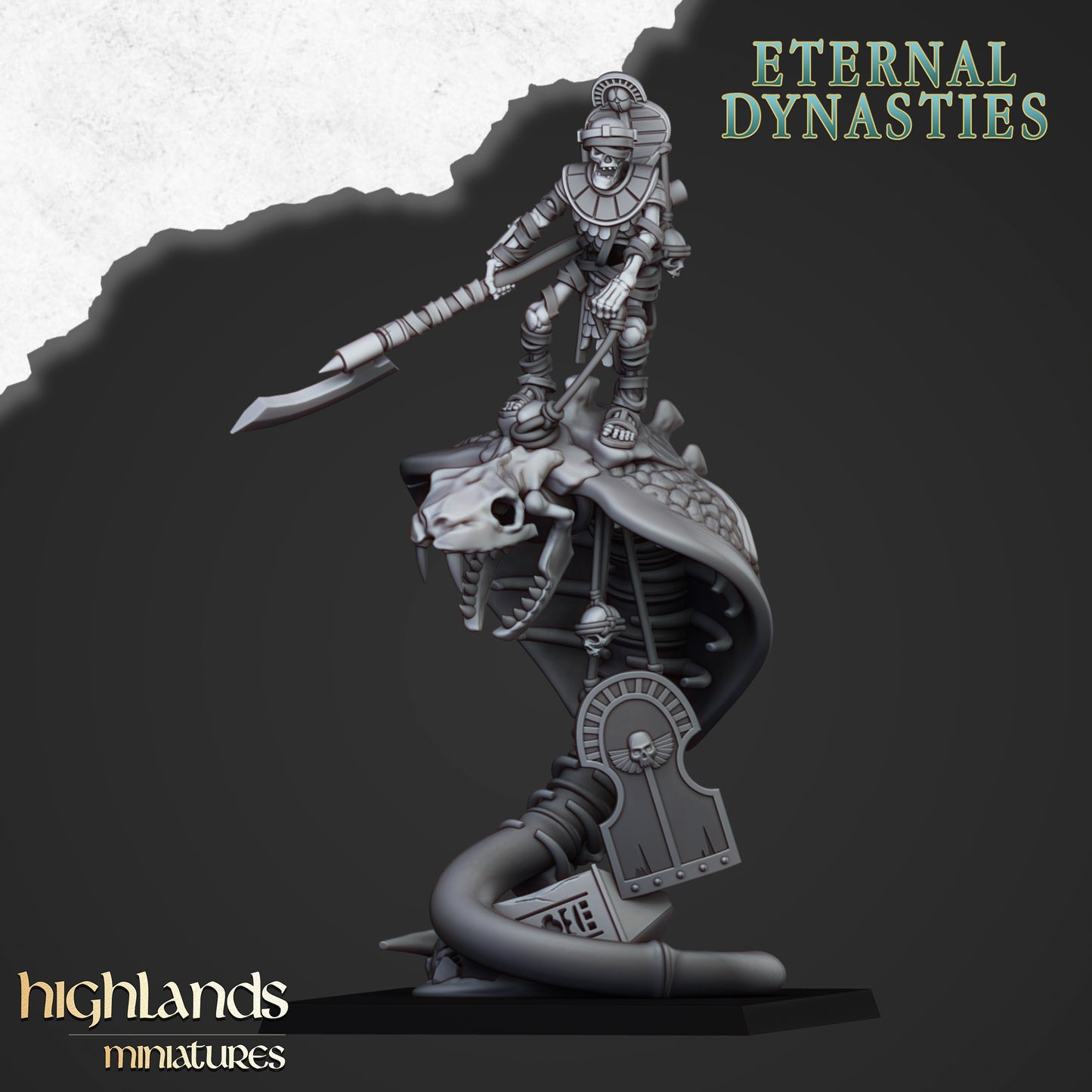 Ancient Guard on Great Snakes Core Units ( 3 Miniaturen )