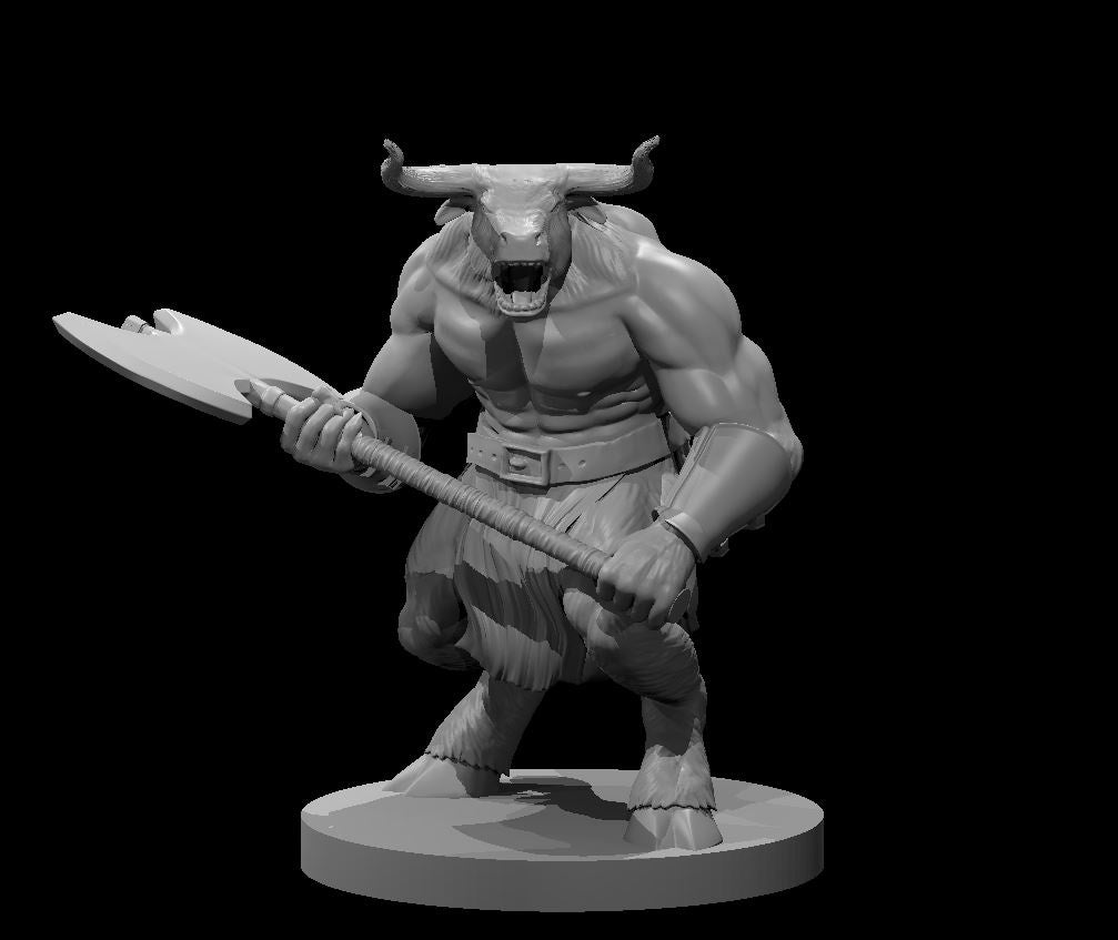 Minotaur Male Barbarian