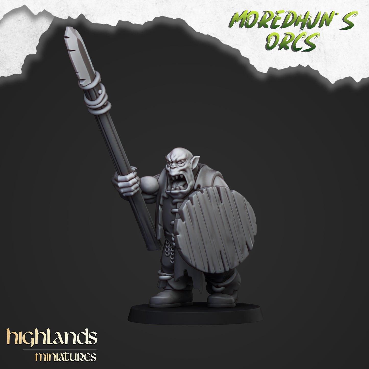 ORC WARRIORS WITH SPEARS ( 5 Miniaturen )