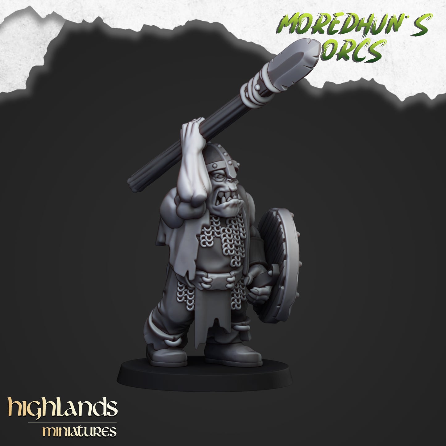 ORC WARRIORS WITH SPEARS ( 5 Miniaturen )