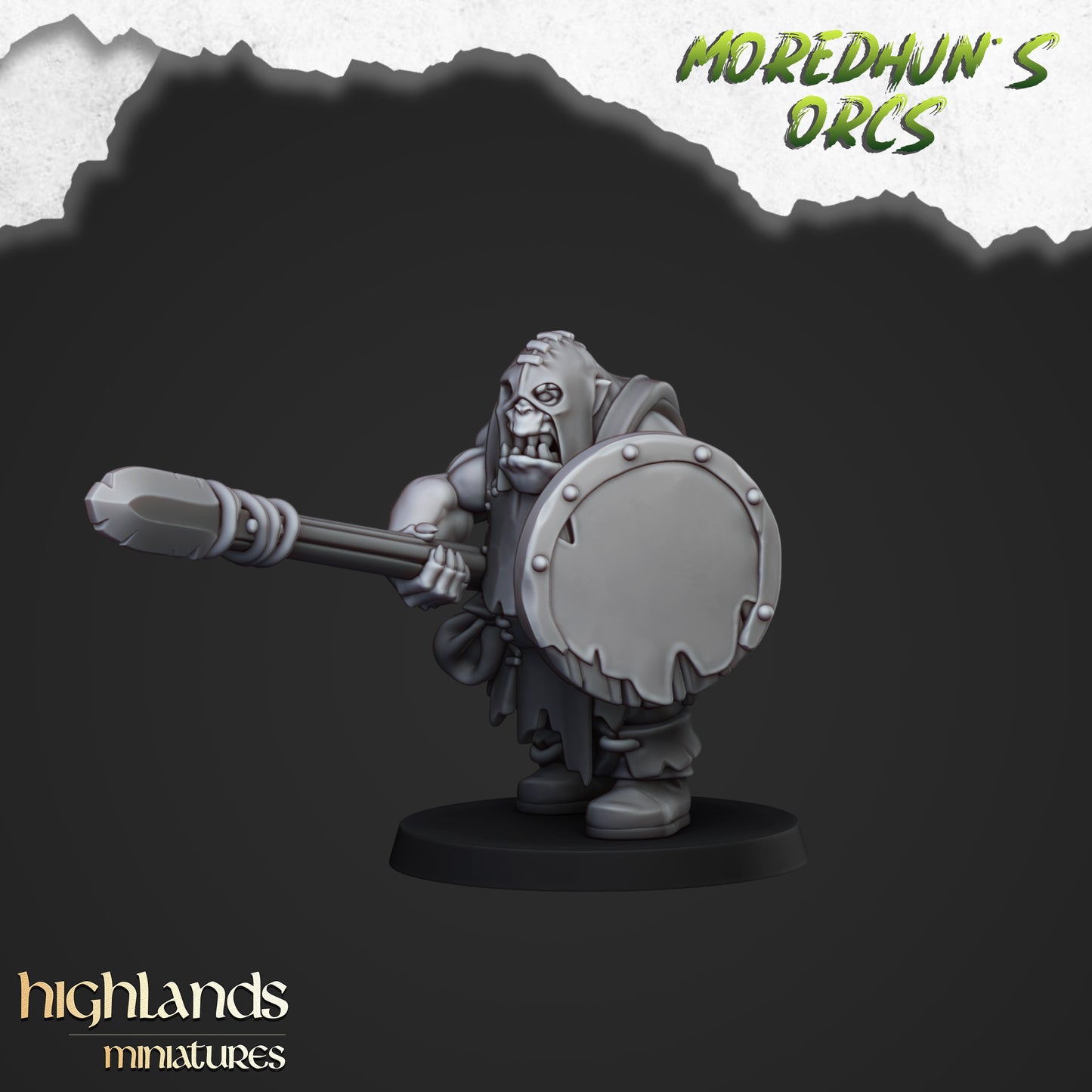 ORC WARRIORS WITH SPEARS ( 5 Miniaturen )