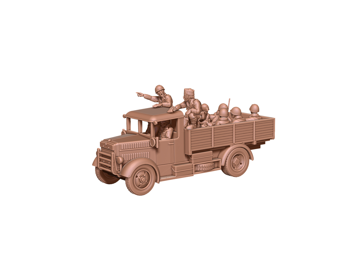 Fiat SPA transport truck ( 3 Miniaturen )