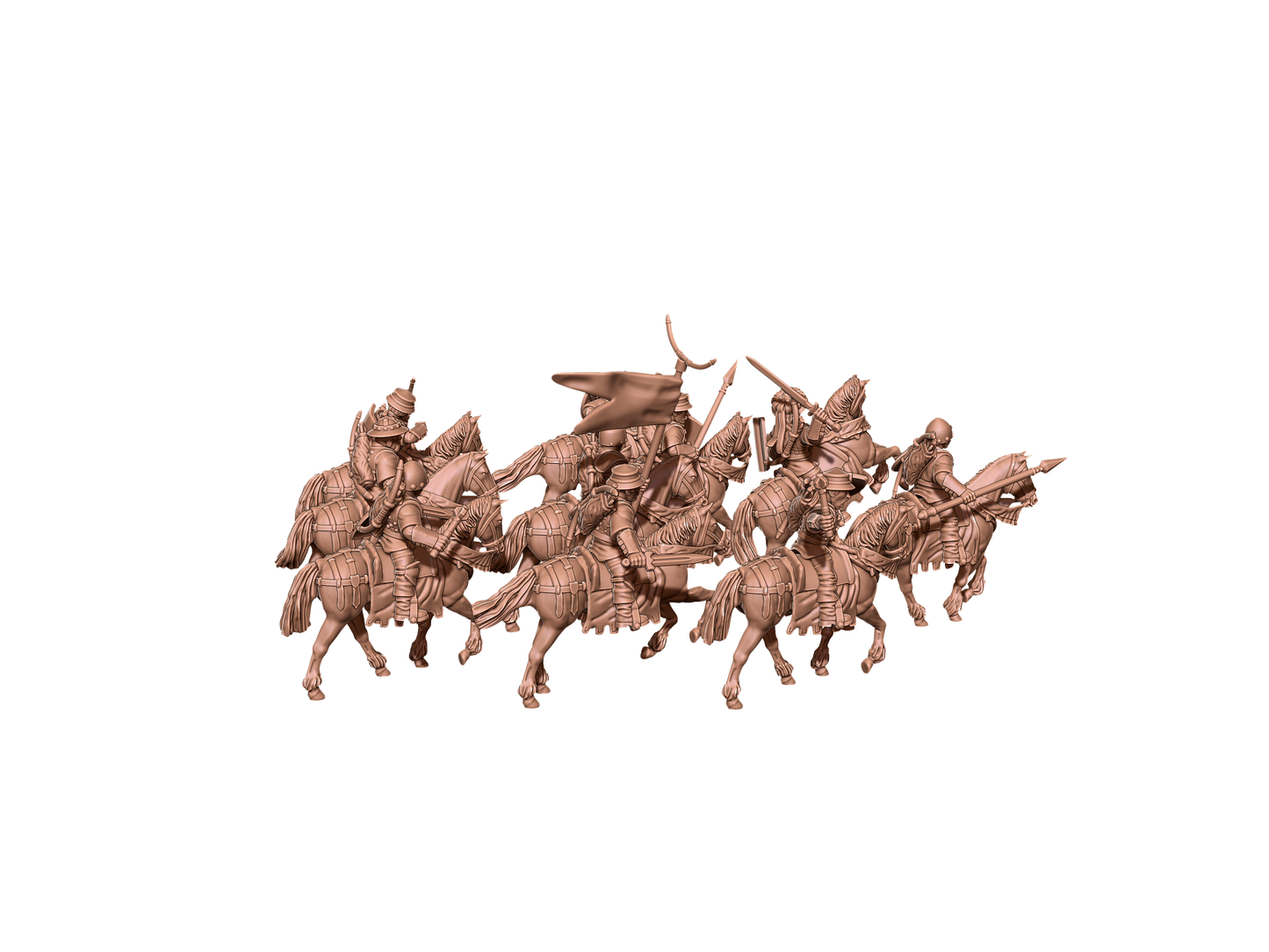 mounted sergeants ( 10 Miniaturen )