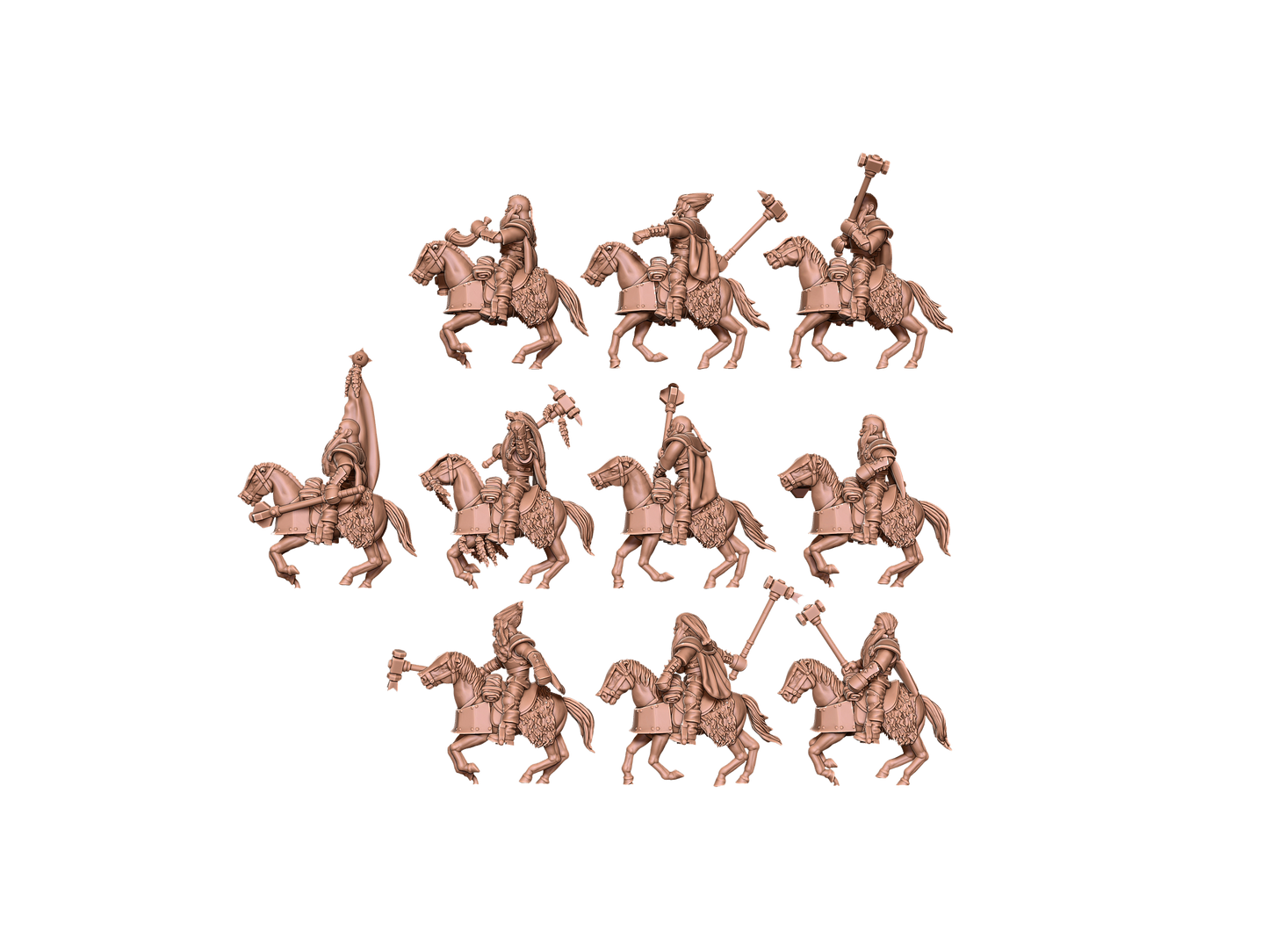 Knights of Ulrich Set ( 10 Miniaturen )