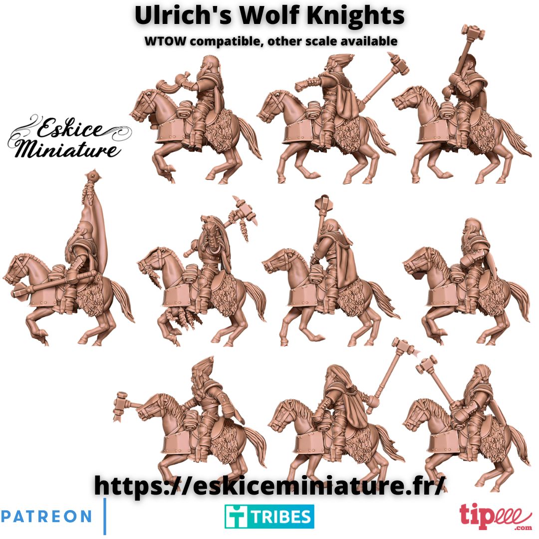 Knights of Ulrich Set ( 10 Miniaturen )