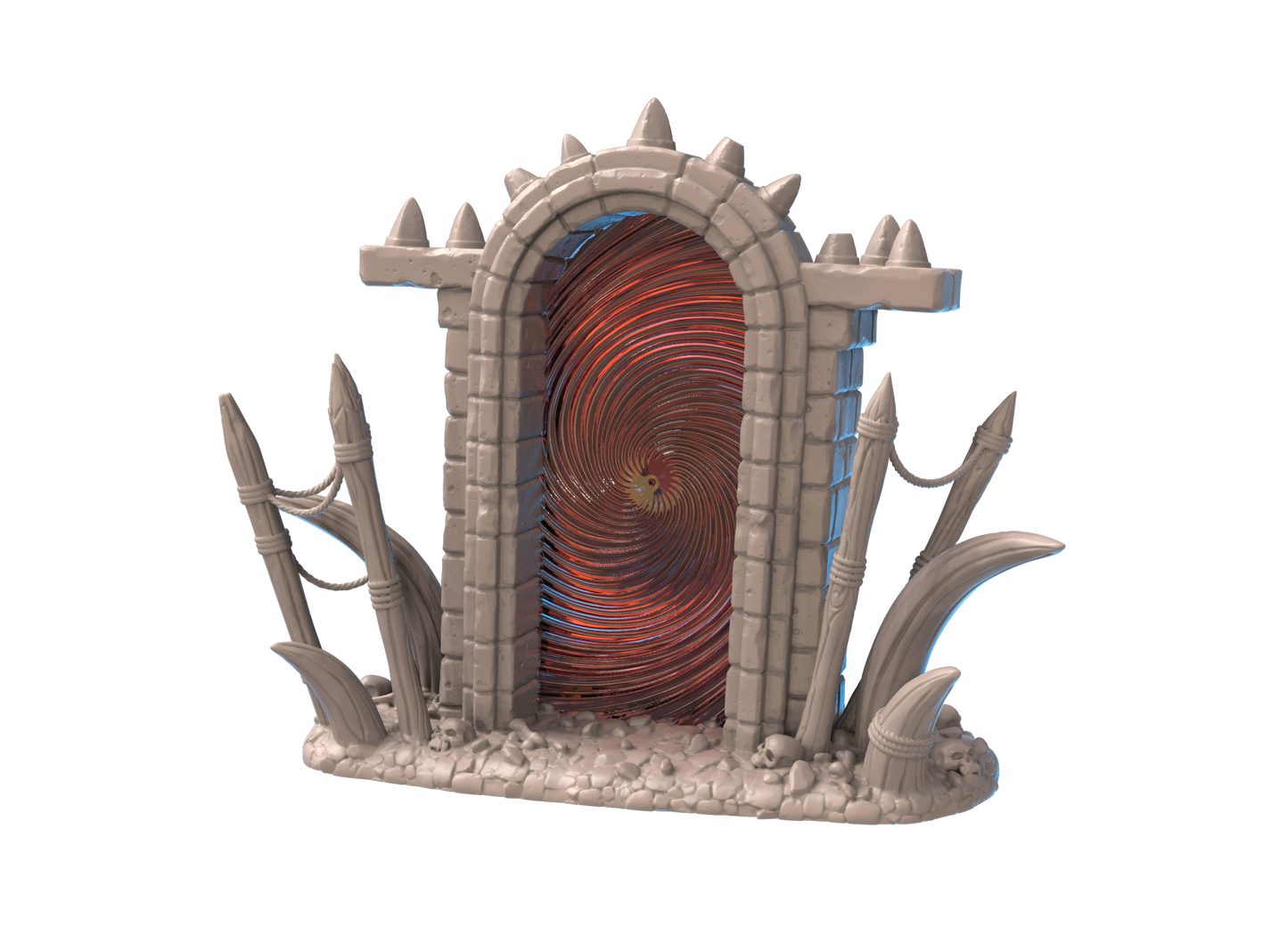 Goblin Portal ( 2 Teilig mit Insert aus klarem Resin )