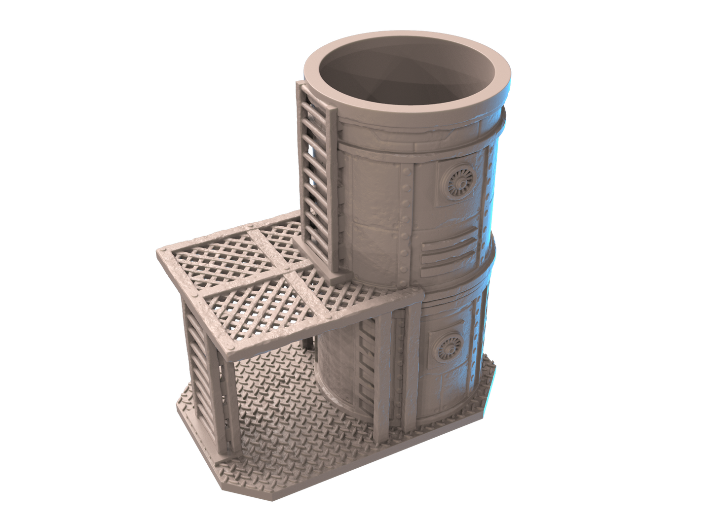 large chemical tank