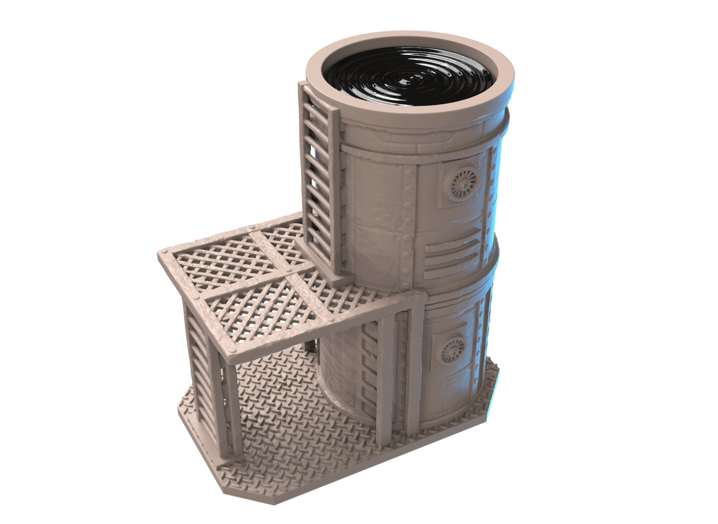 large chemical tank