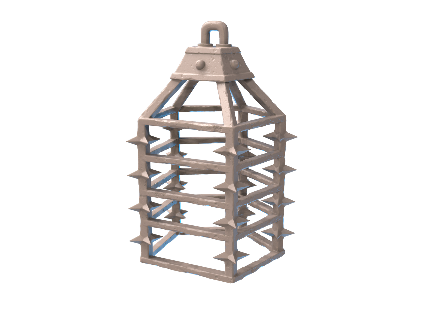 floating spiked cage V2