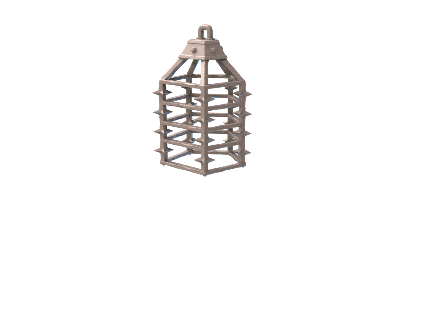 floating spiked cage V2