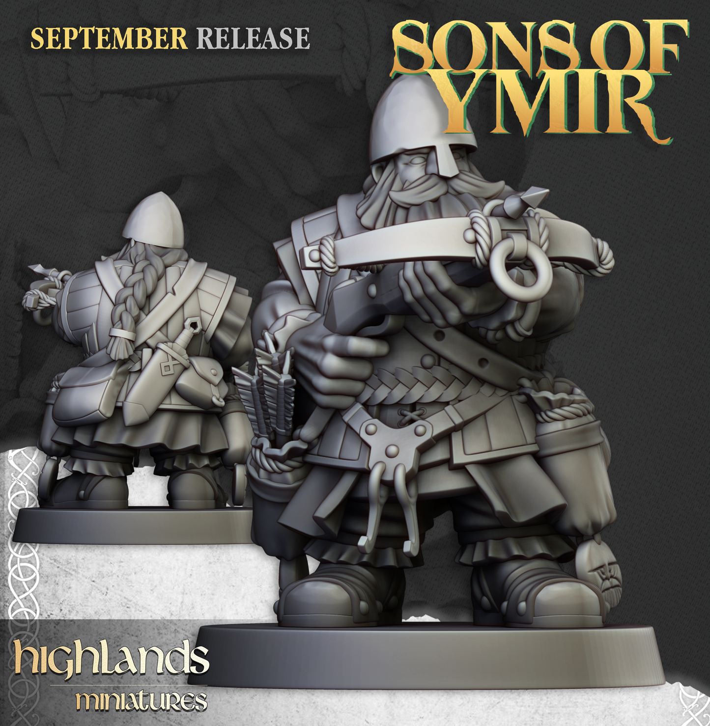 Dwarf Crossbowmen Core Set ( 5 Miniaturen )