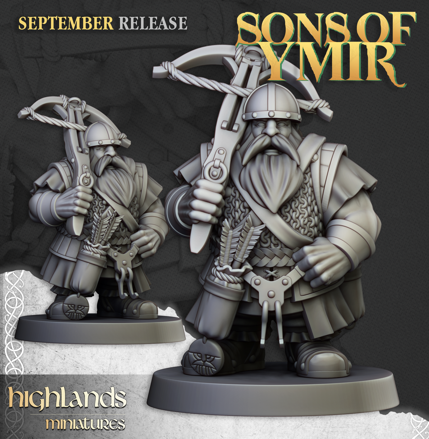 Dwarf Crossbowmen Core Set ( 5 Miniaturen )